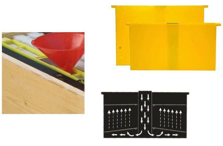 Langstroth Division Feeder - Frame Feeder with Floaters 3kg  by ANEL