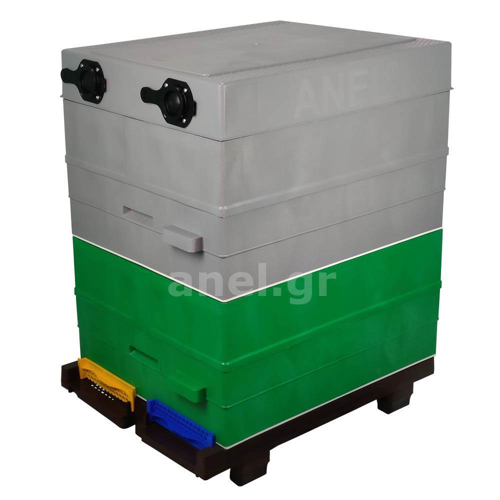 Complete Langstroth Assembled Double Body Beehive by Anel (2 Deep )