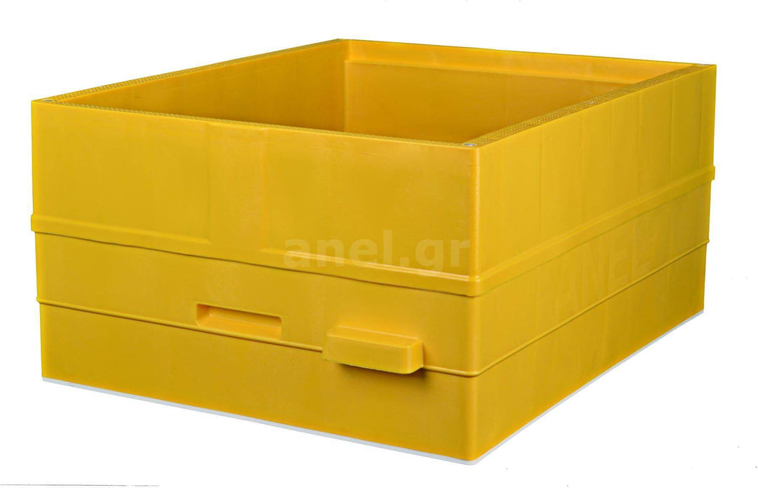 Yellow Langstroth brood box