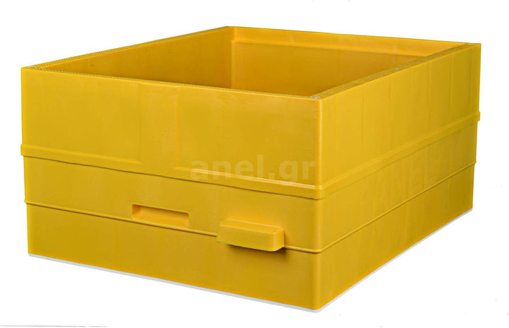Yellow Langstroth brood box