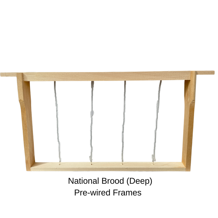 Thomas Pre-Wired National Brood Frames - 10 Pack