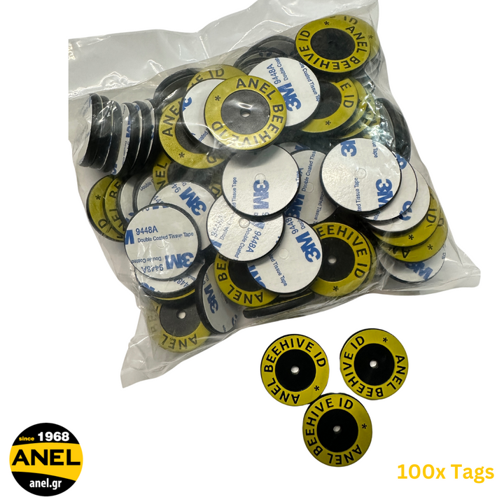 100 X Bee Beehive ID Record Keeping App Chip for Beehives By Anel
