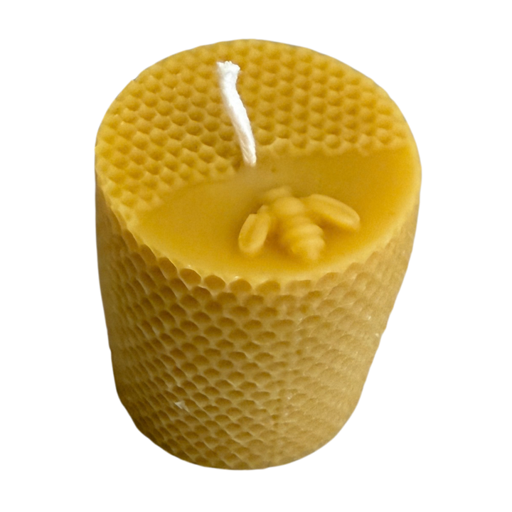 Honeycomb &amp; Bee Silicone Candle Mould | Economy Pillar Candle Mould