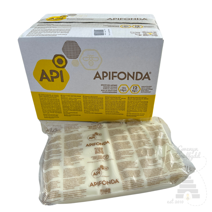 APIFONDA 12kg Box (12 x 1kg) Bee Fondant Complete Feed For Winter Feeding Bees
