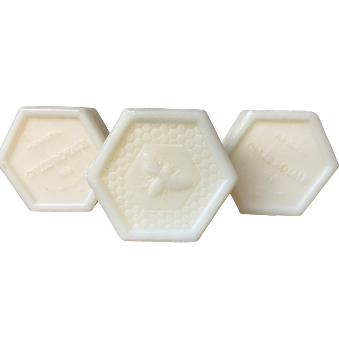 Classic French Hexagonal Vegetable Soap 100g, Royal Jelly