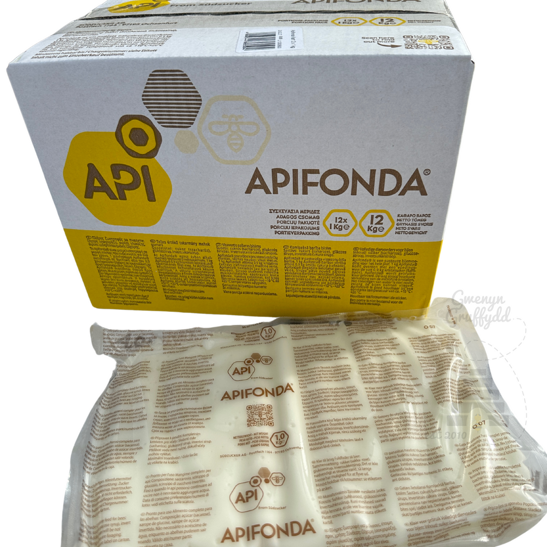 APIFONDA 12kg Box (12 x 1kg) Bee Fondant Complete Feed For Winter Feeding Bees