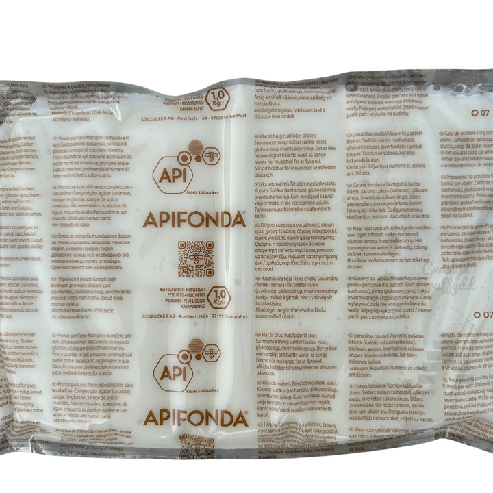 APIFONDA Bee Fondant Complete Feed For Winter Feeding Bees - 1kg Bag