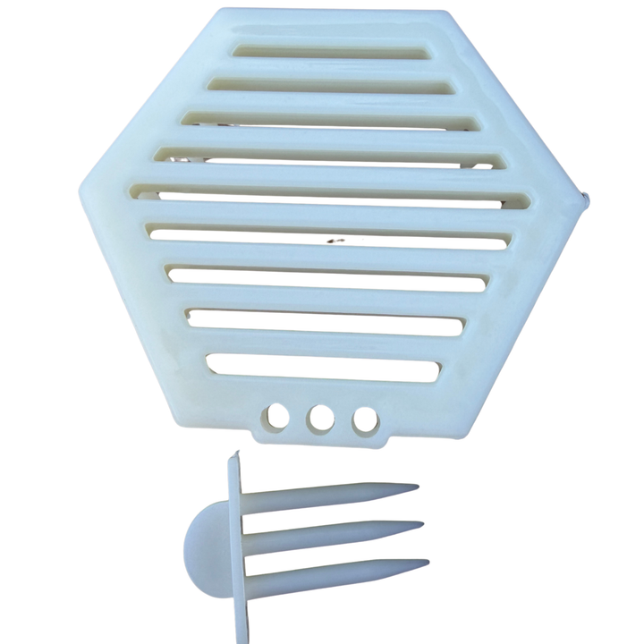 Hexagon Press-In Queen Introduction Cage with Removable Entrance