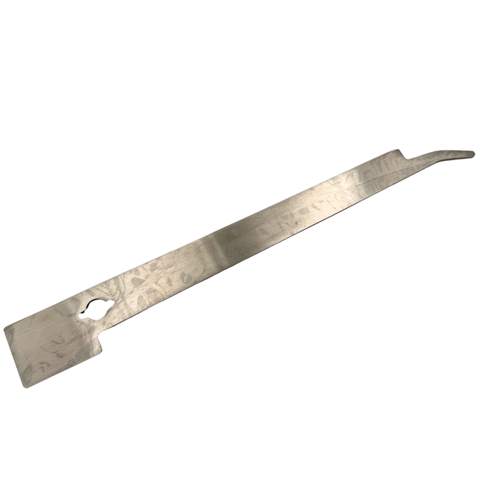Flat Long Stainless Steel Hive Tool with J Claw – Beekeeping Scraper Tool