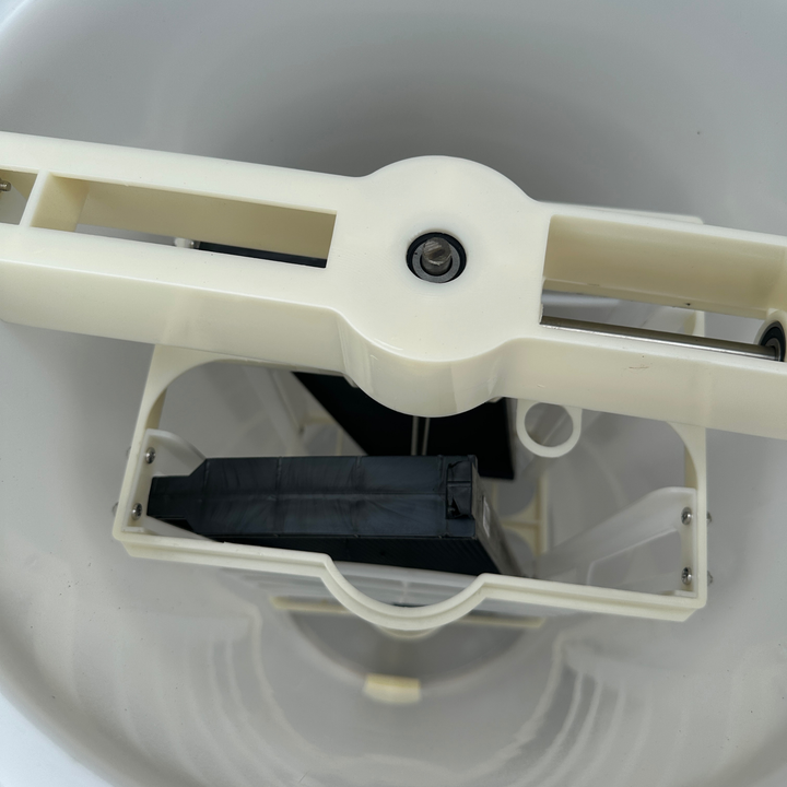 2 Frame Plastic Manual honey Extractor & Processing Kit-  Budget Starter Bundle