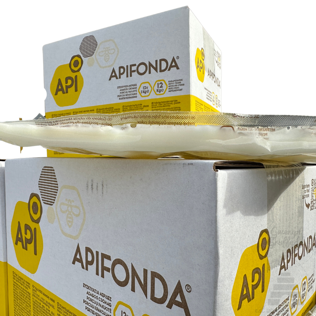 APIFONDA 12kg Box (12 x 1kg) Bee Fondant Complete Feed For Winter Feeding Bees