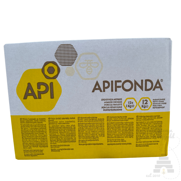 APIFONDA 12kg Box (12 x 1kg) Bee Fondant Complete Feed For Winter Feeding Bees