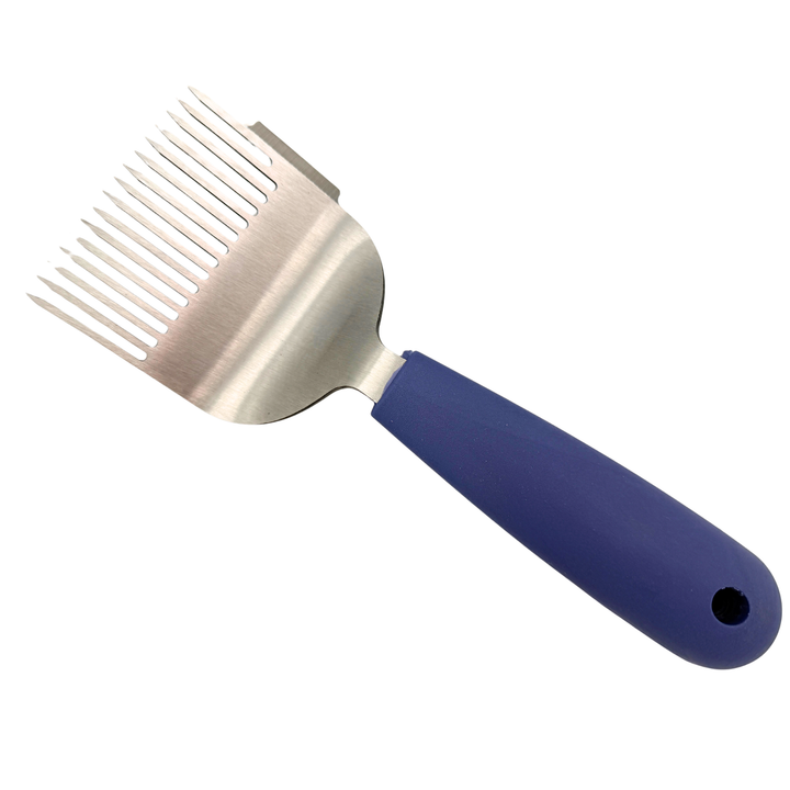 Straight Uncapping Fork with Side Blade – Stainless Steel Beekeeping Honey Extraction Tool