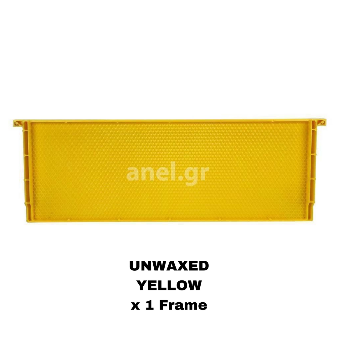 Plastic Langstroth Frame with Plastic Foundation For Medium Hive Body (Super Box) - Unwaxed