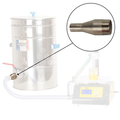 Stainless Steel Pipe Fitting / Reducer Connector to Bottling Machine