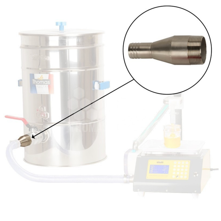 Stainless Steel Pipe Fitting / Reducer Connector to Bottling Machine