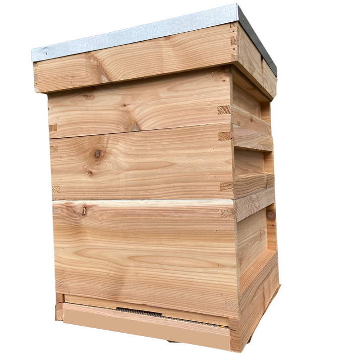 British Cedar National Hive Empty,  Flat Pack - Delivered or Collected