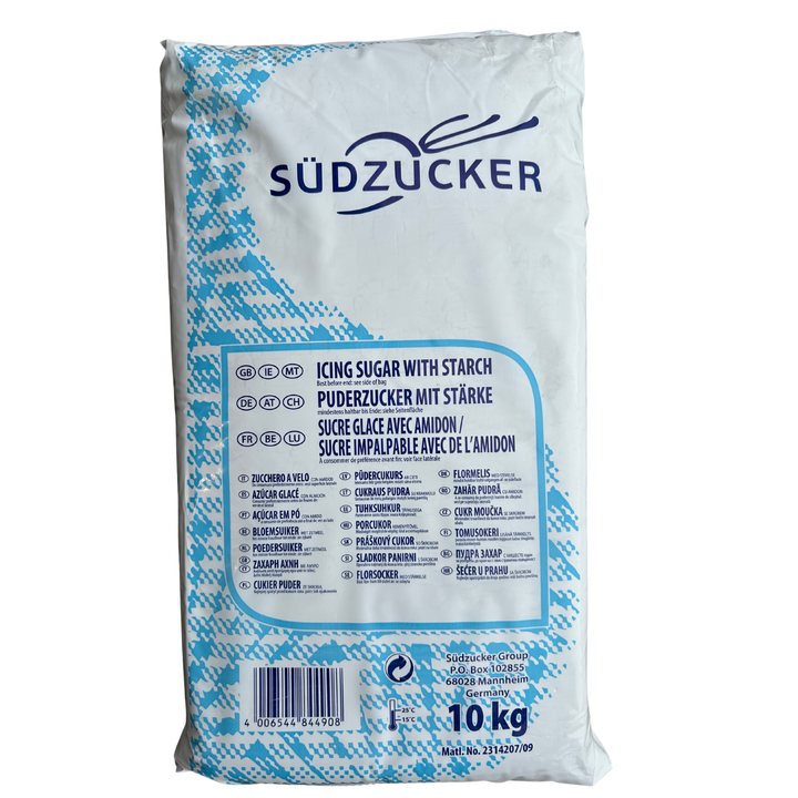 White Icing Sugar With Maize Starch 10KG - SÜDZUCKER