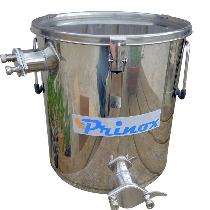 Prinox 25kg Honey Settling Tank with Filters &amp; Dual Honey Gates