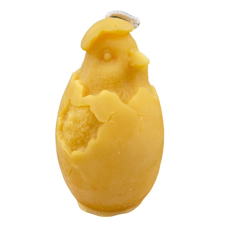 Easter Hatching Chick Beeswax Candle