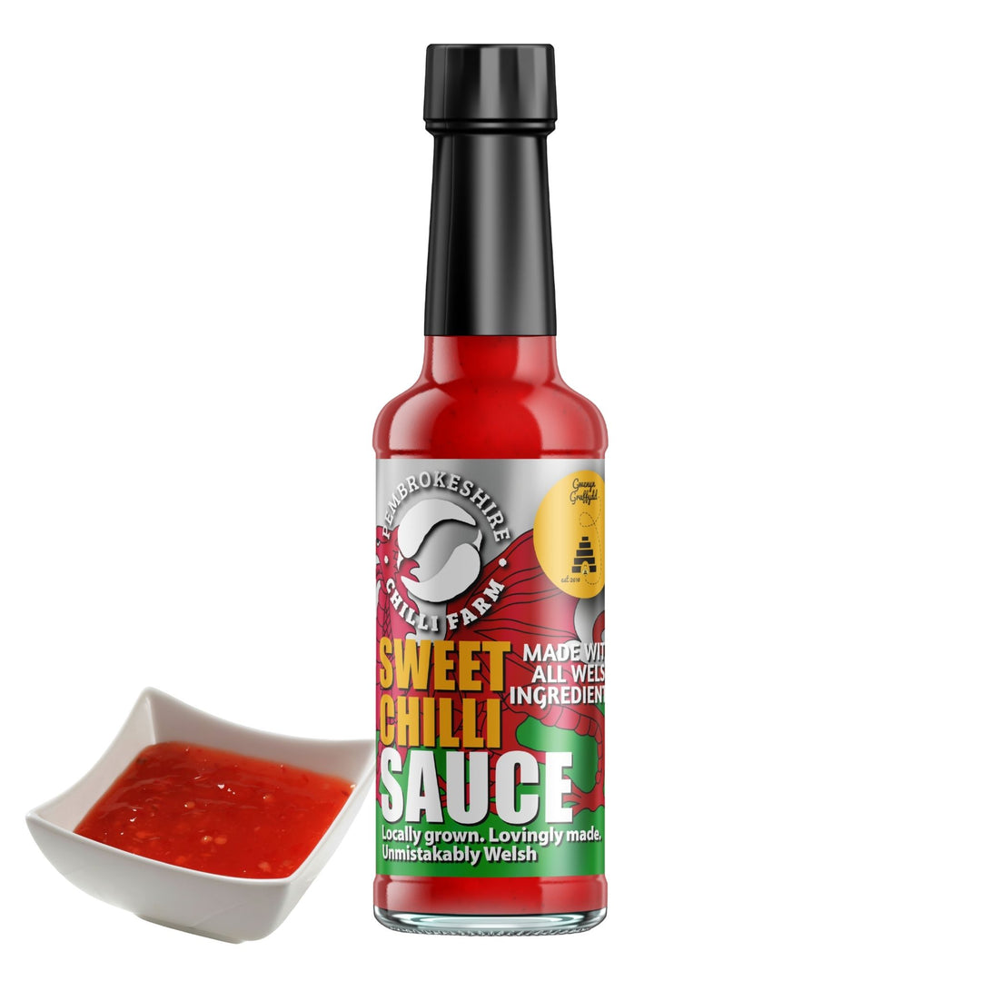 Sweet chilli dipping sauce. Artisan Welsh condiments