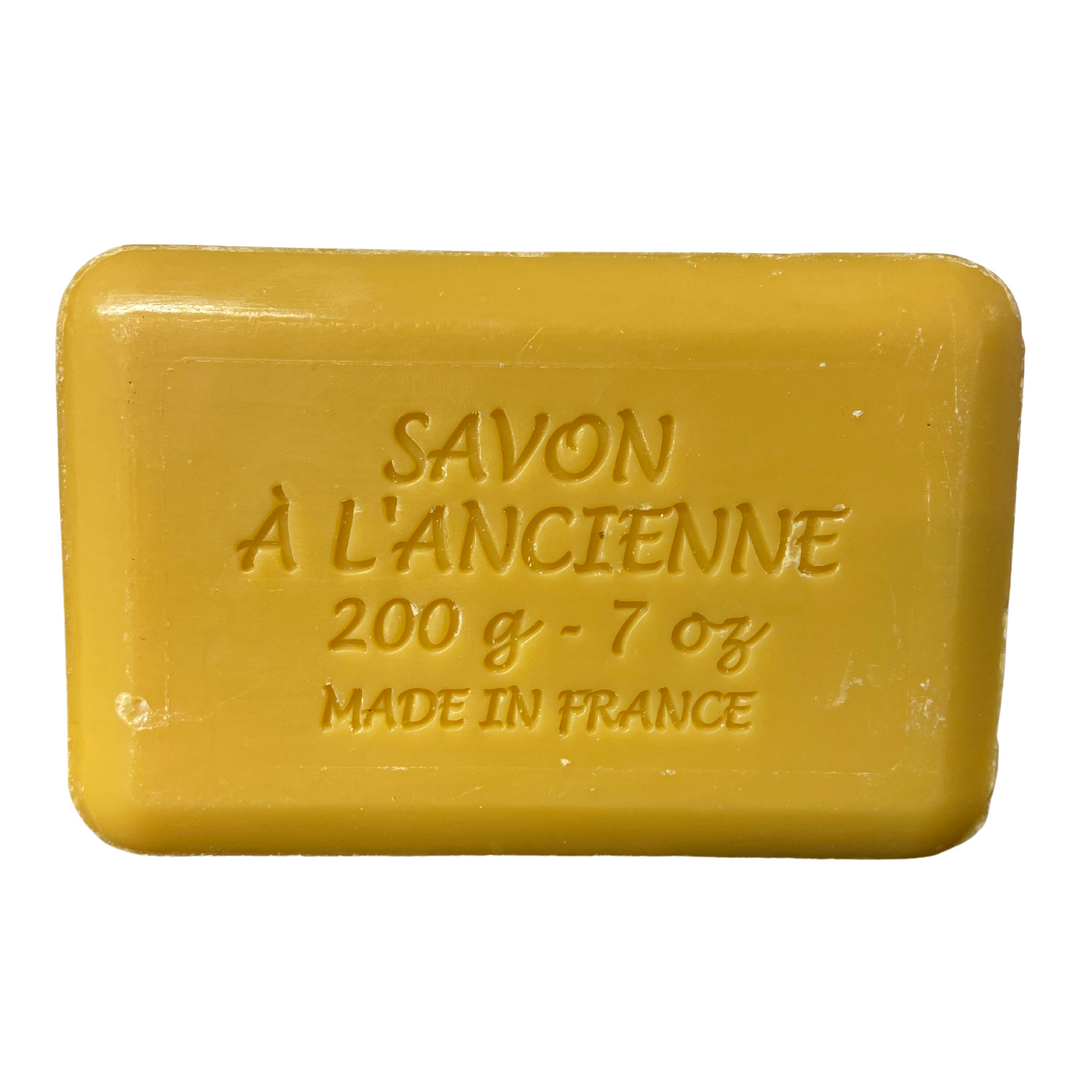 Classic French Rectangle Vegetable Soap 200g, Honey