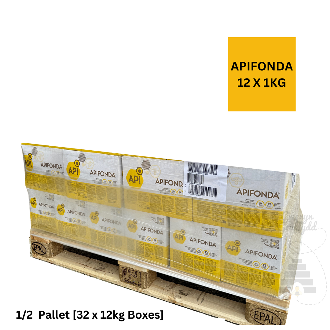 APIFONDA Bee Fondant Complete Feed 12kg Boxes (12 x 1kg) Bulk (Full, Half, Quarter Pallet)