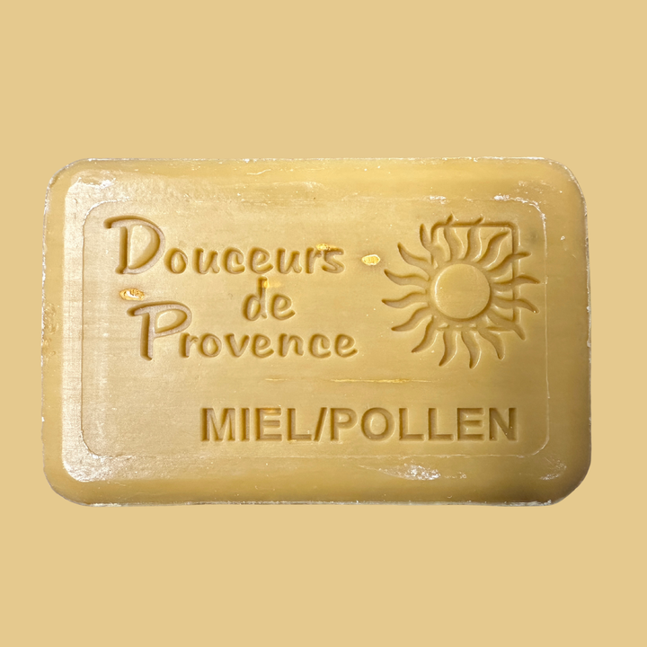 Classic French Rectangle Vegetable Soap Honey & Pollen - 200g