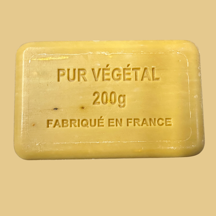 Classic French Rectangle Vegetable Soap Honey & Pollen - 200g