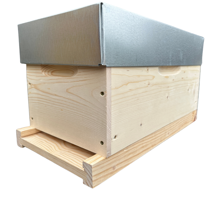 6 Frame Langstroth Assembled Wooden Nuc With Galvanised Roof