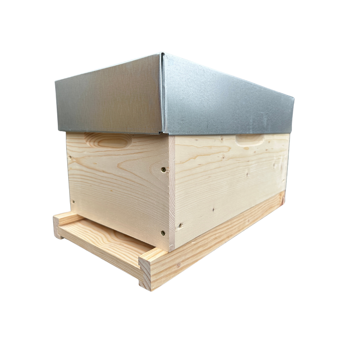 6 Frame Langstroth Assembled Wooden Nuc With Galvanised Roof