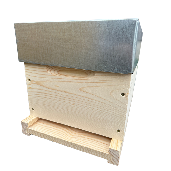 6 Frame Langstroth Assembled Wooden Nuc With Galvanised Roof