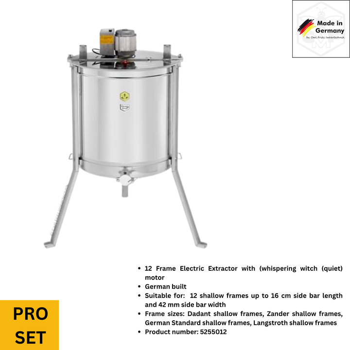 Carl Fritz PRO Honey Extracting Set Bundle