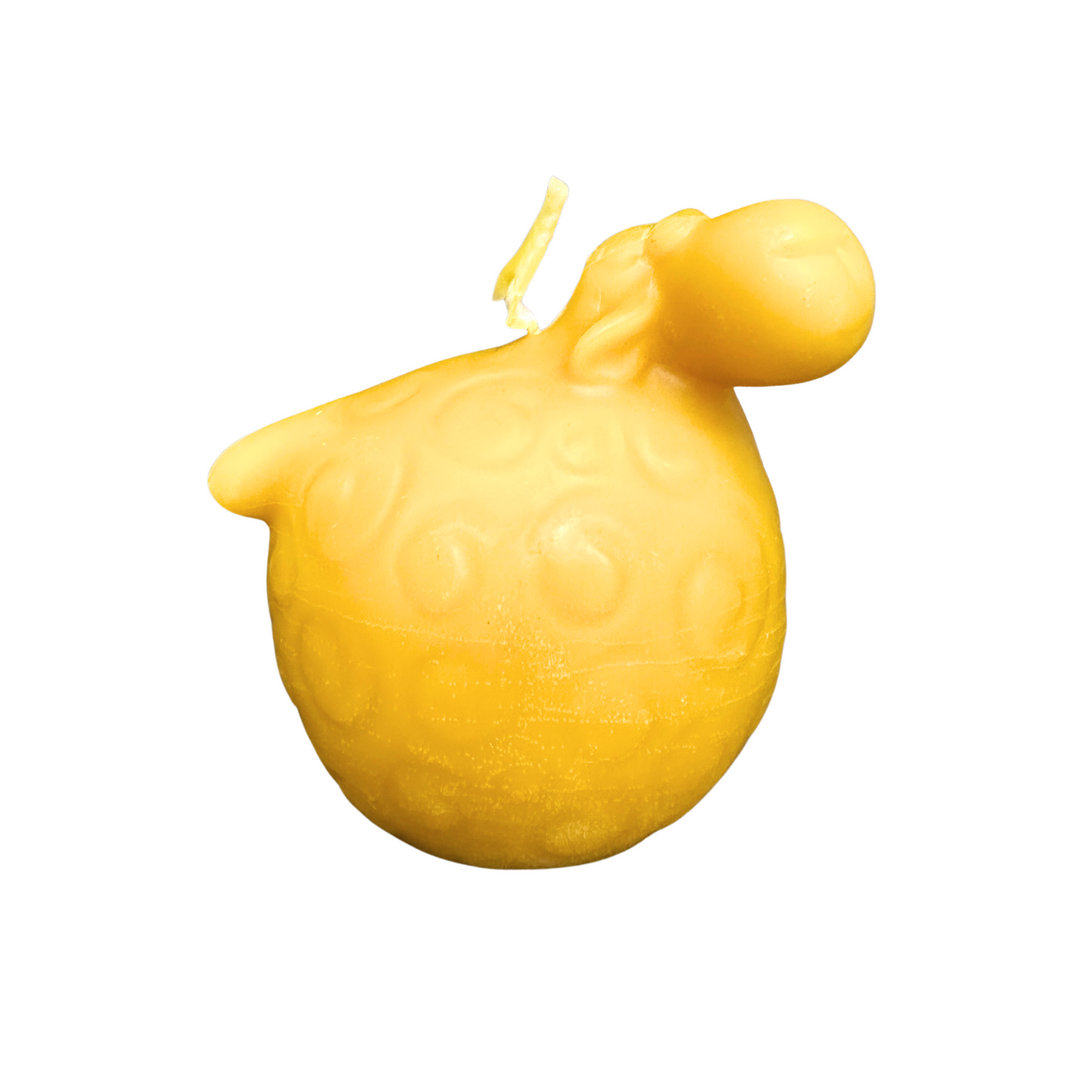 Sheep Solid Beeswax Candle