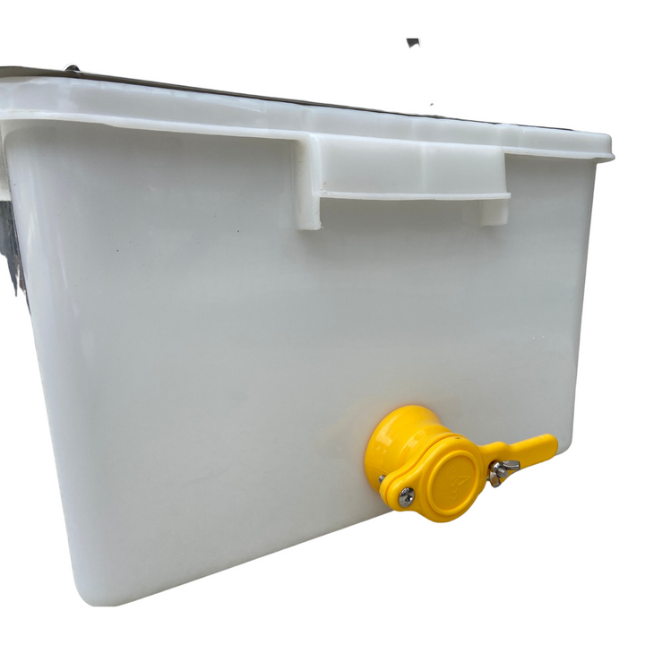 Plastic & Stainless Steel Uncapping Tray With Frame Stand with Honey Tap