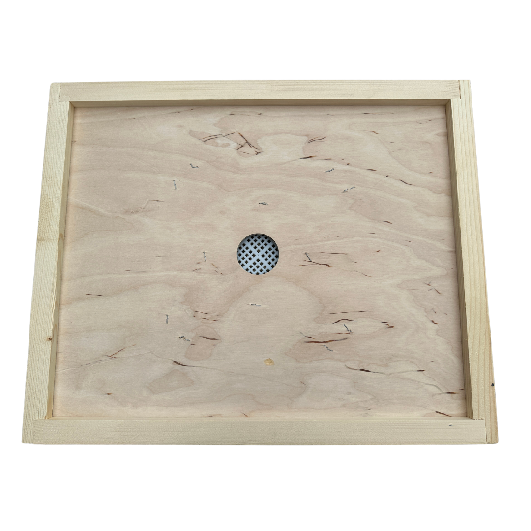 Langstroth Star Shaped Rhombus Clearer Board with Plastic Escape - Langstroth