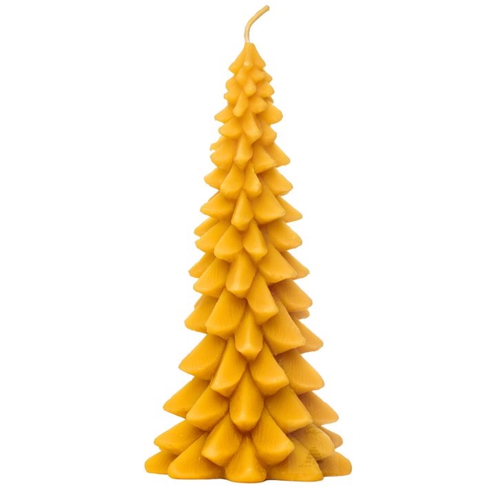 Large Beeswax Christmas Tree Candle 