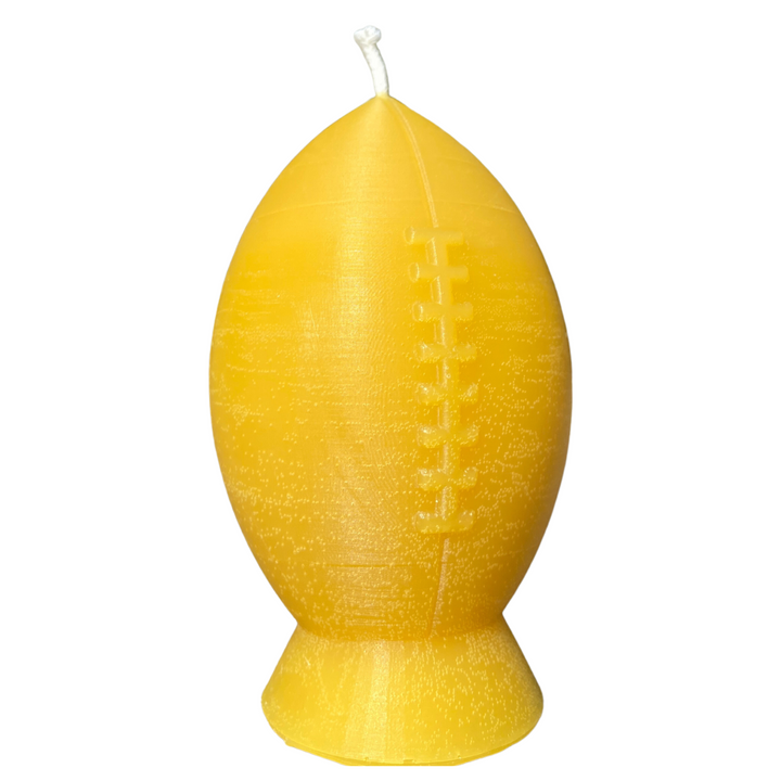 Rugby Ball Beeswax Candle  - Rugby Fan