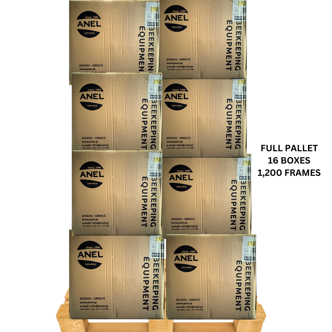 Plastic Langstroth Frame with Plastic Foundation For Medium Hive Body (Super Box) - Unwaxed