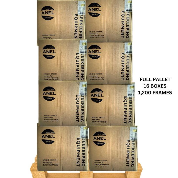 Plastic Langstroth Frame with Plastic Foundation For Medium Hive Body (Super Box) - Unwaxed