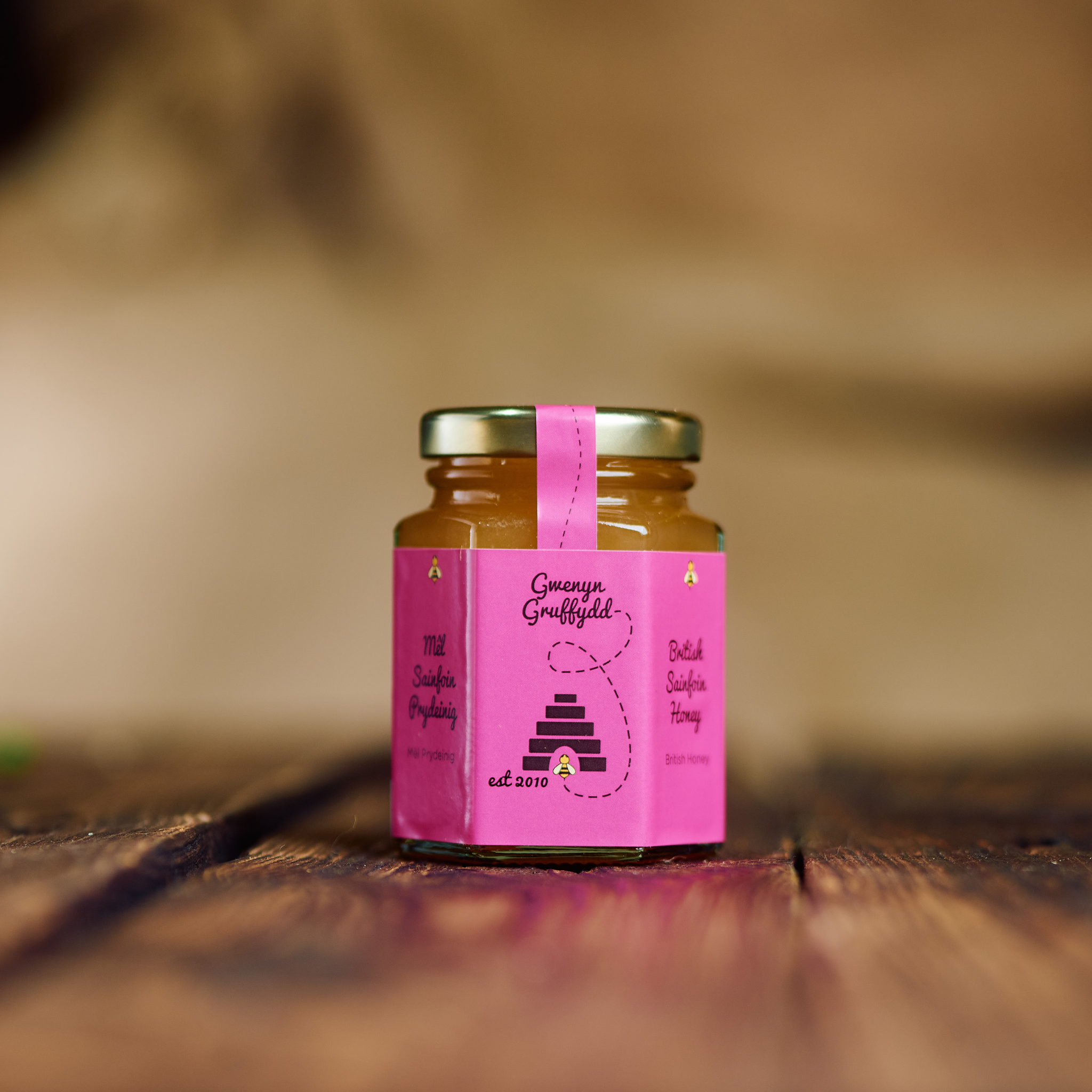 Luxury Trio of British Honey Gift Box – 3 × 142g Artisan Honey Collection