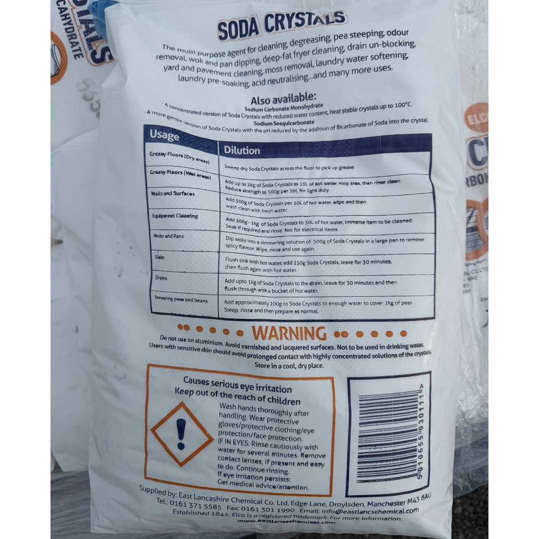 Soda Crystals for Cleaning Beekeeping Equipment | 1kg &amp; 10kg Bulk Bags