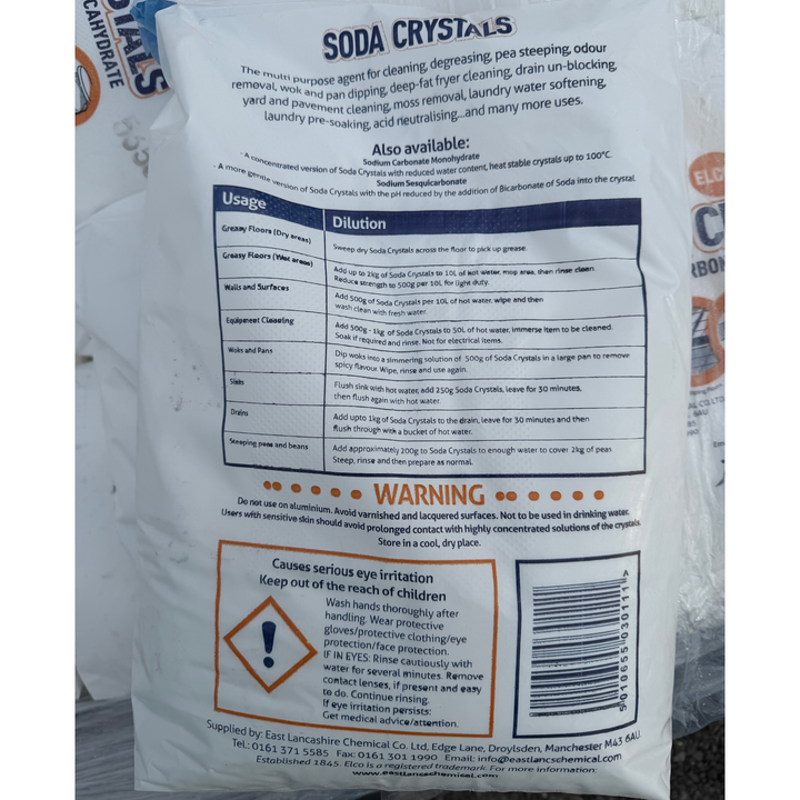 Soda Crystals for Cleaning Beekeeping Equipment | 1kg &amp; 10kg Bulk Bags
