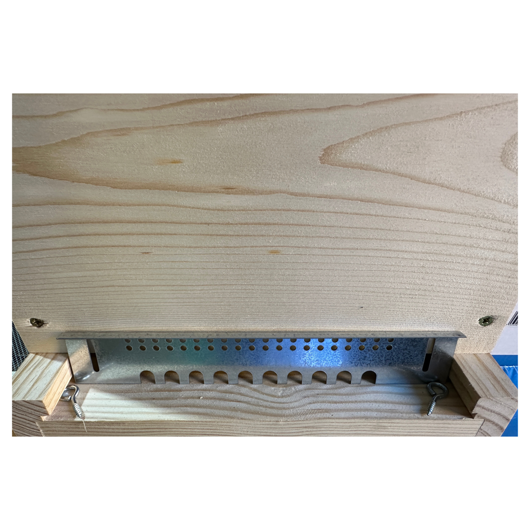 6 Frame Langstroth Assembled Wooden Nuc With Galvanised Roof