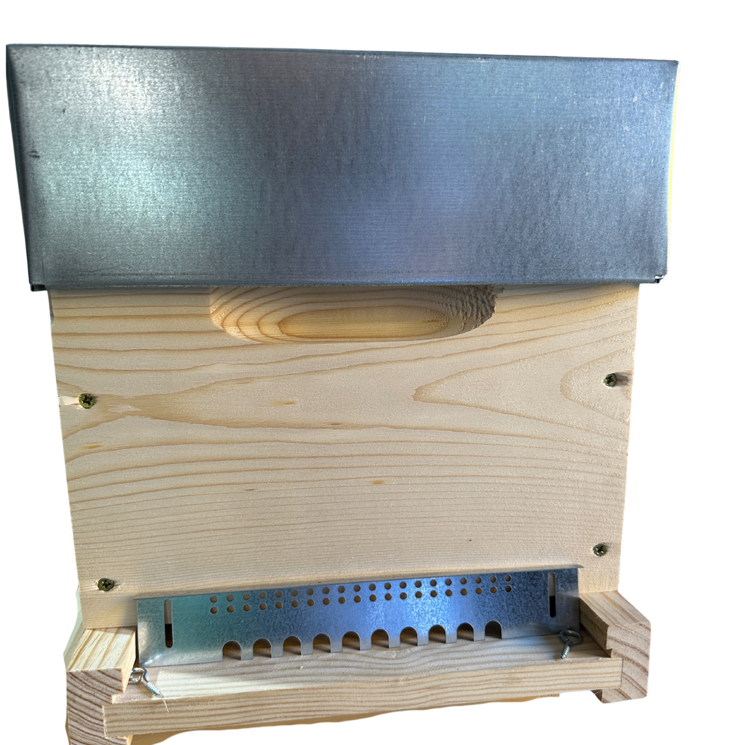6 Frame Langstroth Assembled Wooden Nuc With Galvanised Roof