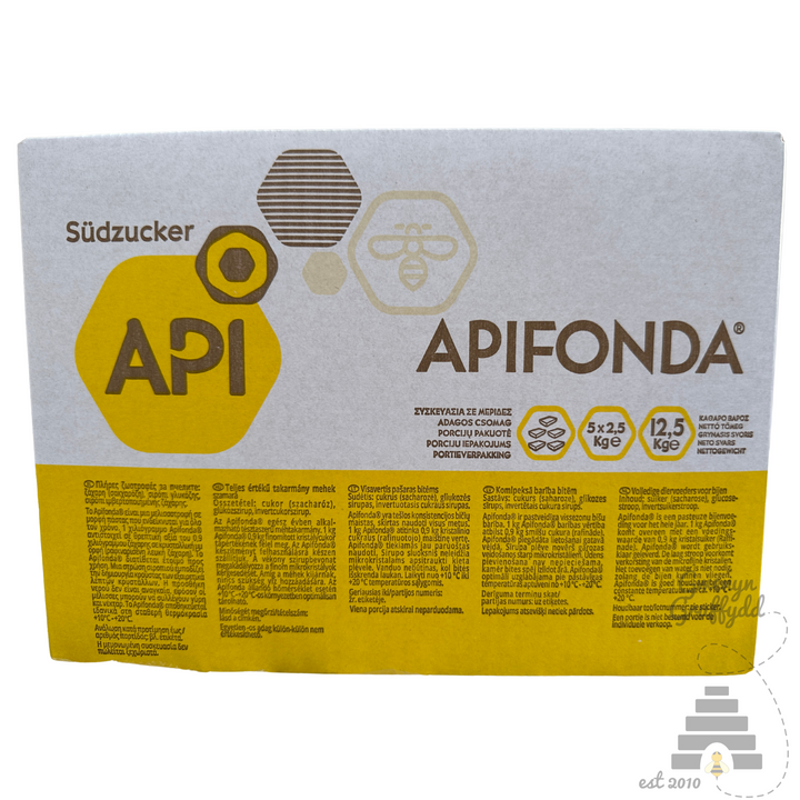 APIFONDA 12.5kg Box  (5 x 2.5 kg) Bee Fondant Complete Feed For Winter Feeding Bees