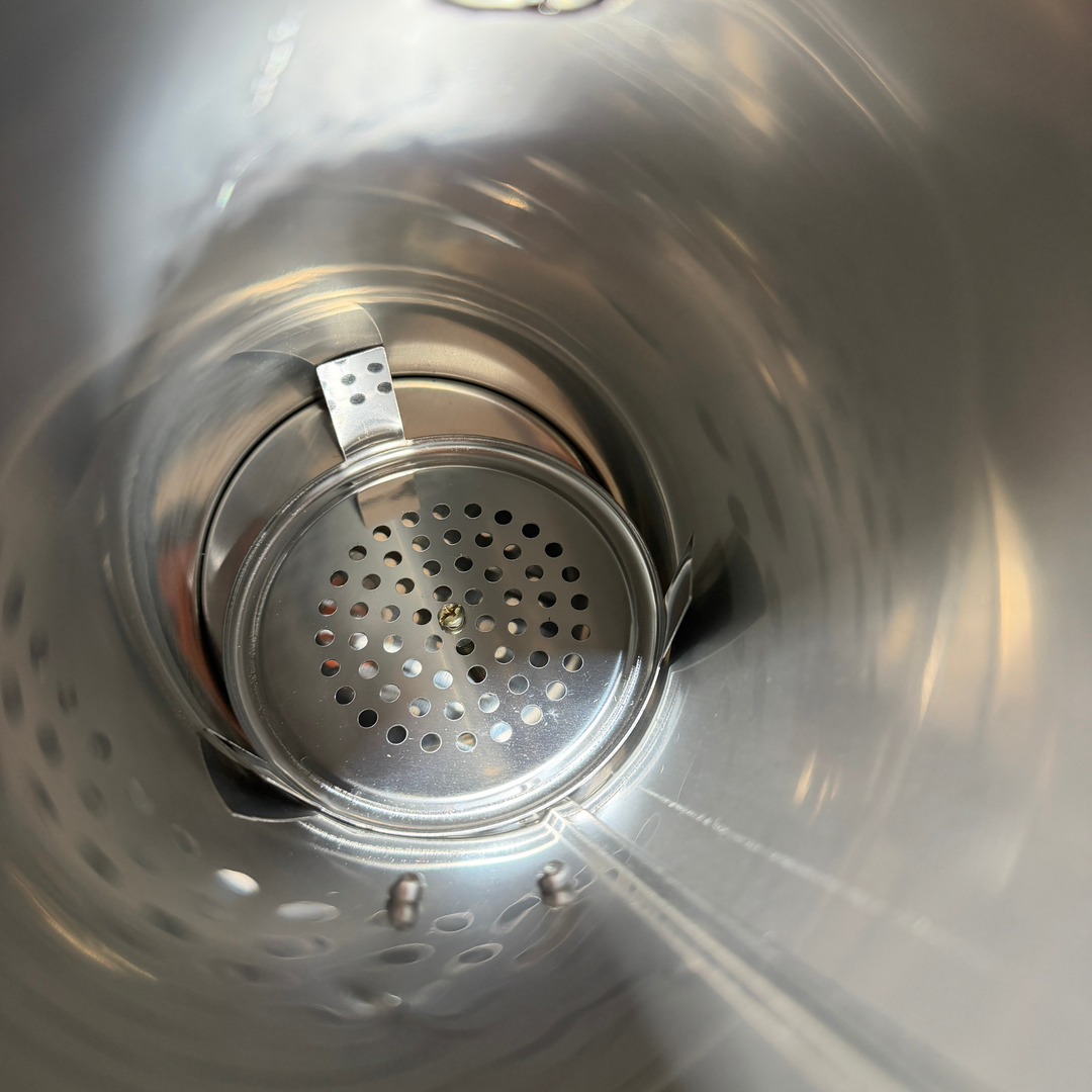 Economy Large Bee Smoker with Heat Guard – Stainless Steel (30cm)