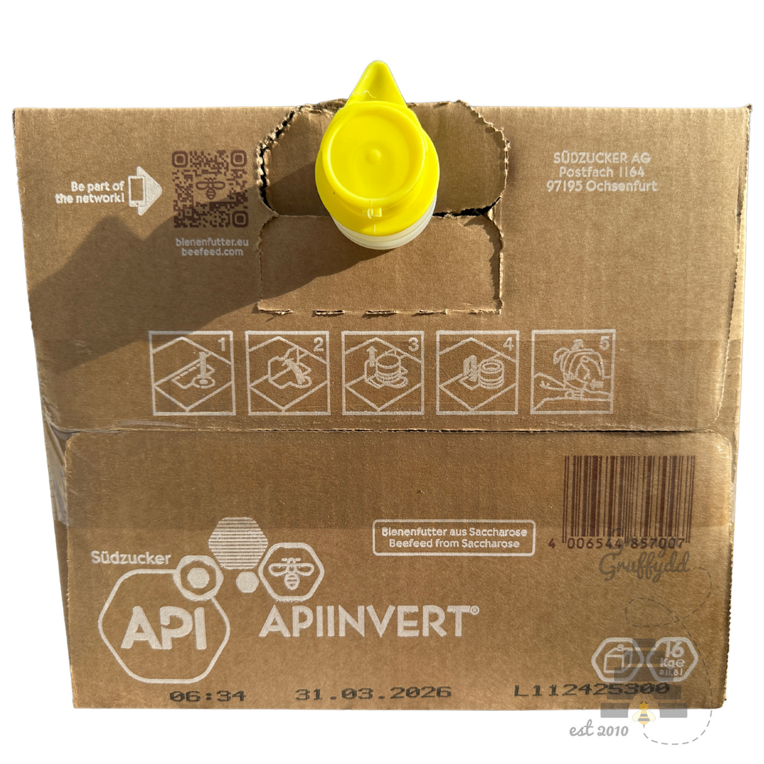 APIINVERT Bag in a Box 16kg Bee Syrup By Südzucker - Bulk (Full, Half, Quarter Pallet)