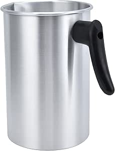 2.6 L Aluminium Wax Pouring Jug with Heat-Resistant Handle