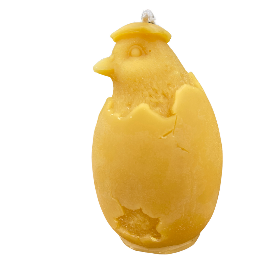 Easter Hatching Chick Beeswax Candle